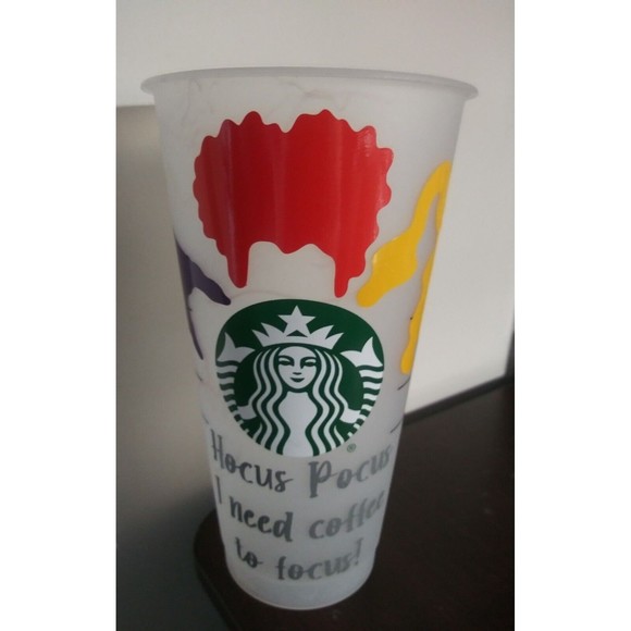 Starbucks Other - STARBUCKS Halloween 2020 Hocus Pocus I NEED COFFEE TO FOCUS Reusable Cup 24 oz